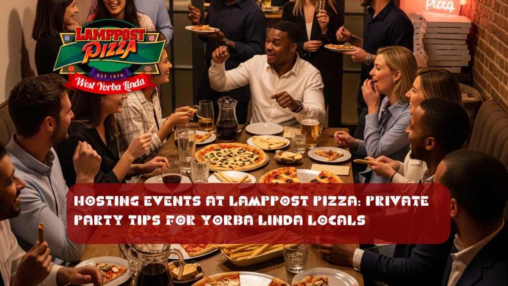 Hosting Events at Lamppost Pizza