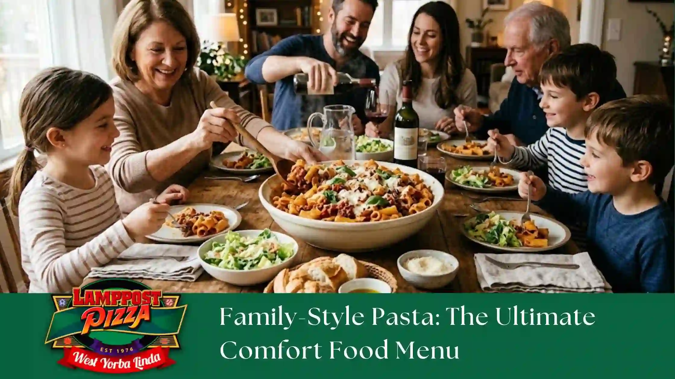 Family-Style Pasta The Ultimate Comfort Food Menu